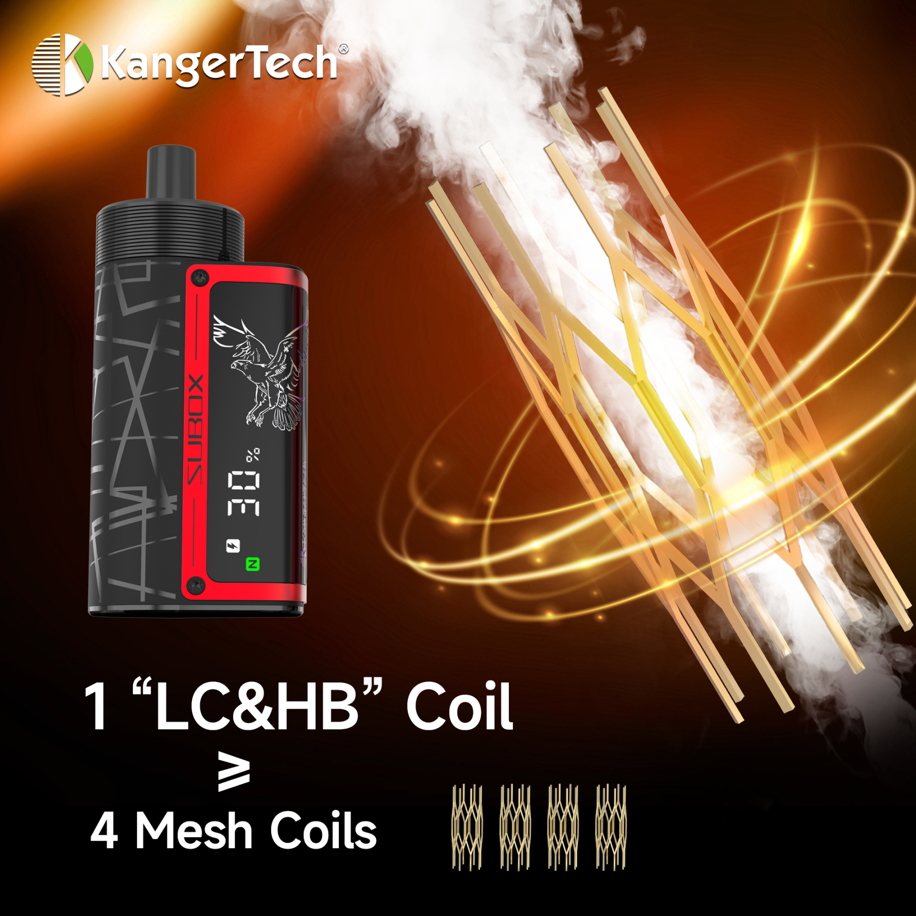 Kanger Subox Mini Mesh Coil Disposable 50000 Puff Puffbar Vapor Ecig Bang Vape Vaporizer Wholesale E Cigarette