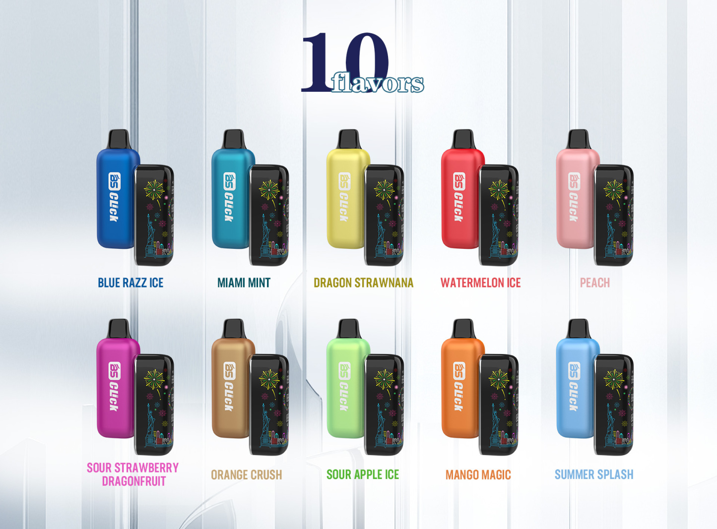 Breze Stiik BS Click Mesh Replacement Disposable Vape Pod with 20000 Puffs E-Cig Tank E-Cigarette Vape Pen 20K Vapor