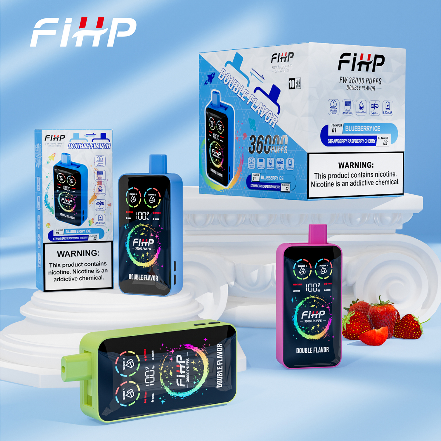  E Vape Fihp Vape 36000 Puffs 36K Puff Waspe Disposable Vape Pen Electronic Cigarette 