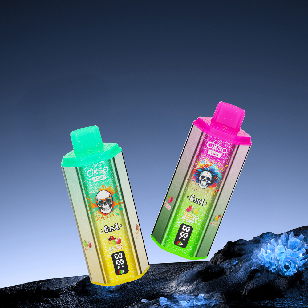 Elfbox Okso 6in1 120K Vape Blue Berry Ice Fs120000 Display  Crystal Twin Vape 120000 E Sigaret Vape