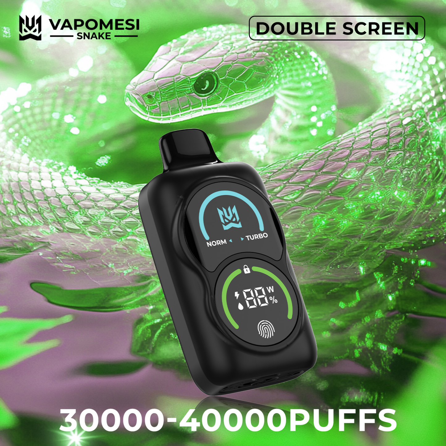 EU Warehouse Vape Electron Cigarette 40000 Puff Bar Shisha Vapomesi Snake Bang 50000 35000 30000 Puffs 40K Blue Razz Cherry Coke Dual Double Fruit Flavors