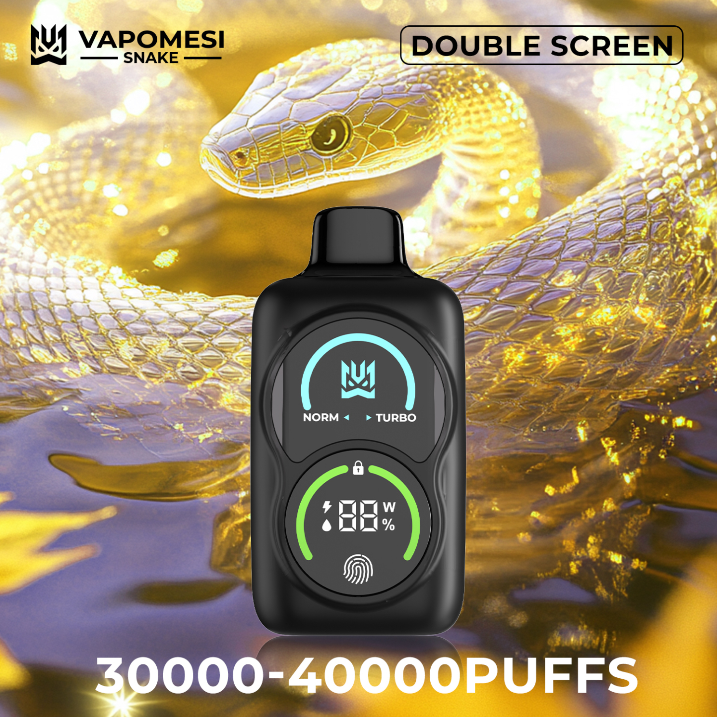 EU Warehouse Vape Electron Cigarette 40000 Puff Bar Shisha Vapomesi Snake Bang 50000 35000 30000 Puffs 40K Blue Razz Cherry Coke Dual Double Fruit Flavors