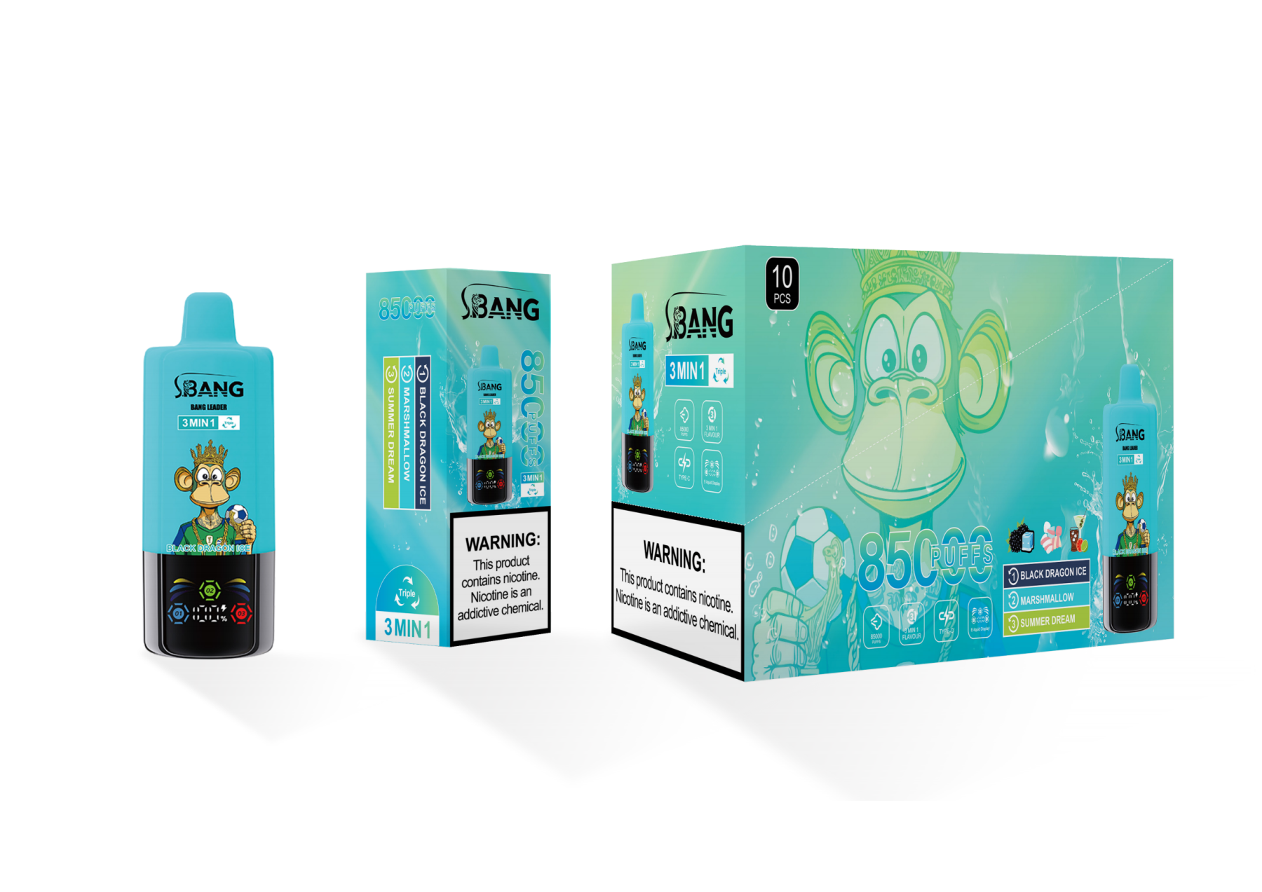 EU Warehouse Bangleader 85000 Puffs Dual Liquid Dual Mesh Double Flavors Wholesale I Vape Disposable Electronic Cigarette Puff Bangleader 32000 Vapers Pen Vape