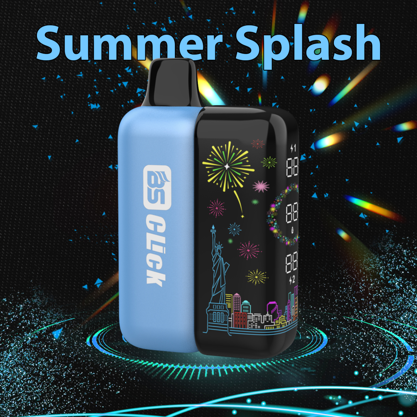 Breze Stiik BS Click Mesh Replacement Disposable Vape Pod with 20000 Puffs E-Cig Tank E-Cigarette Vape Pen 20K Vapor