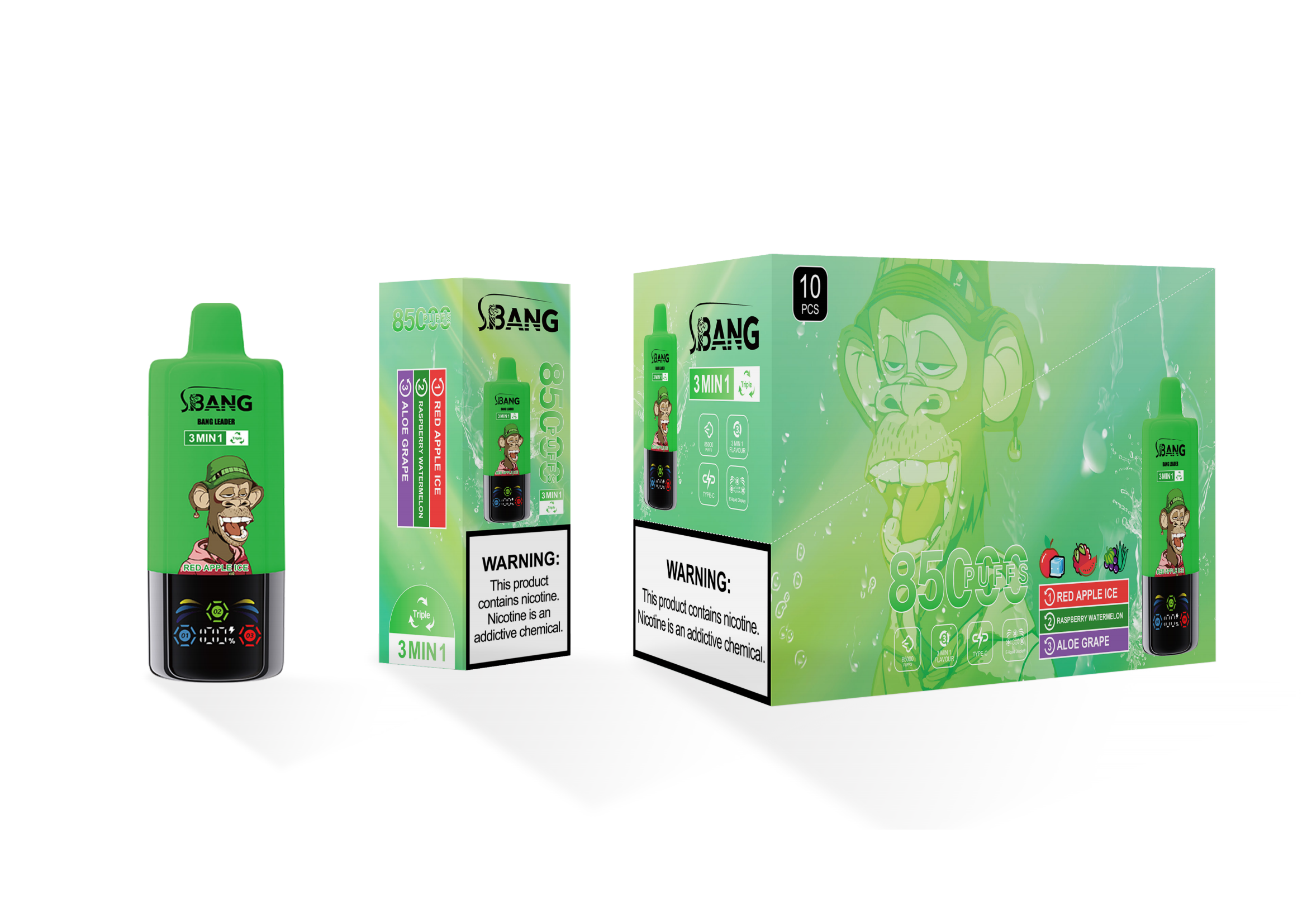 EU Warehouse Bangleader 85000 Puffs Dual Liquid Dual Mesh Double Flavors Wholesale I Vape Disposable Electronic Cigarette Puff Bangleader 32000 Vapers Pen Vape