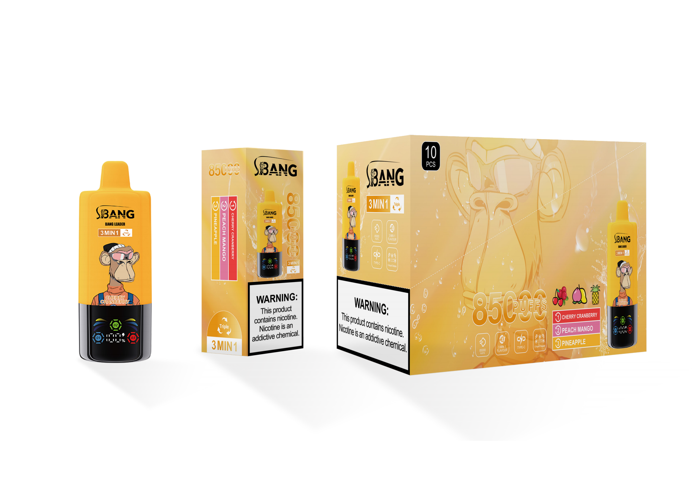 EU Warehouse Bangleader 85000 Puffs Dual Liquid Dual Mesh Double Flavors Wholesale I Vape Disposable Electronic Cigarette Puff Bangleader 32000 Vapers Pen Vape