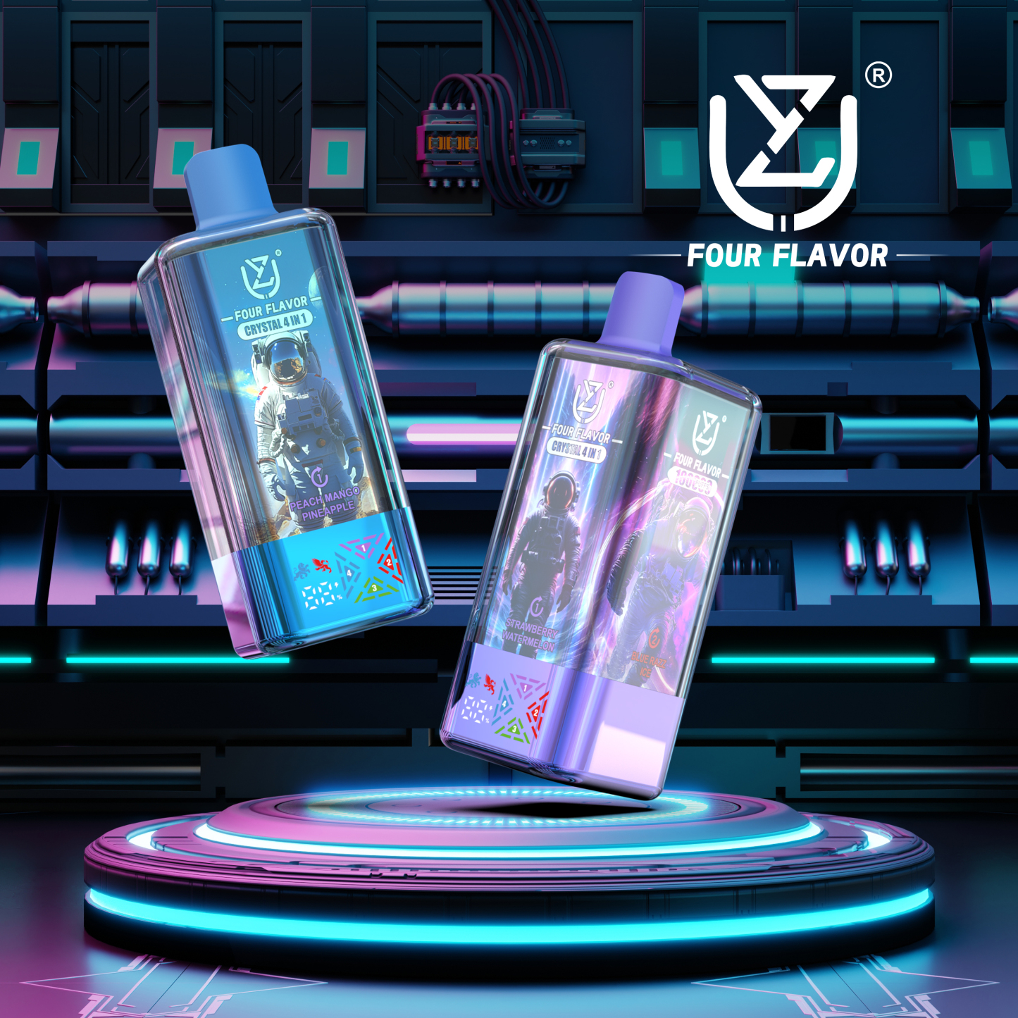 Uzy 6-in-1 Desechable Vape 100K Options Disposable E-Cigarette Wholesale with LED Screen OEM Factory EU Warehouse