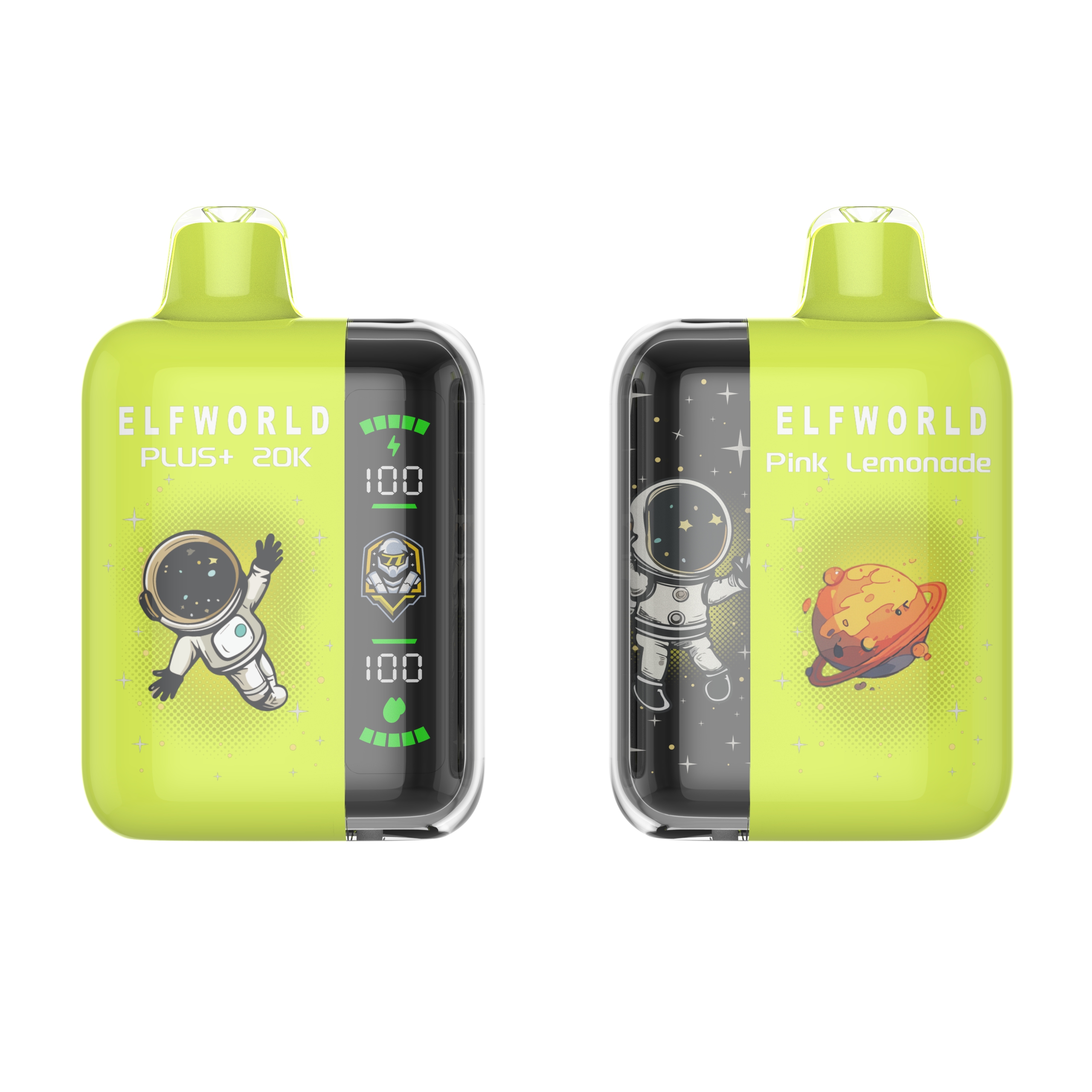  Original New Tech Display Elfworld Plus 20K Pulse Dual Displayors Wholesale Disposable 20000puffs Orion Lost Vaporizer E Cigarette Shisha Dual Mesh Coil Bar Disposable