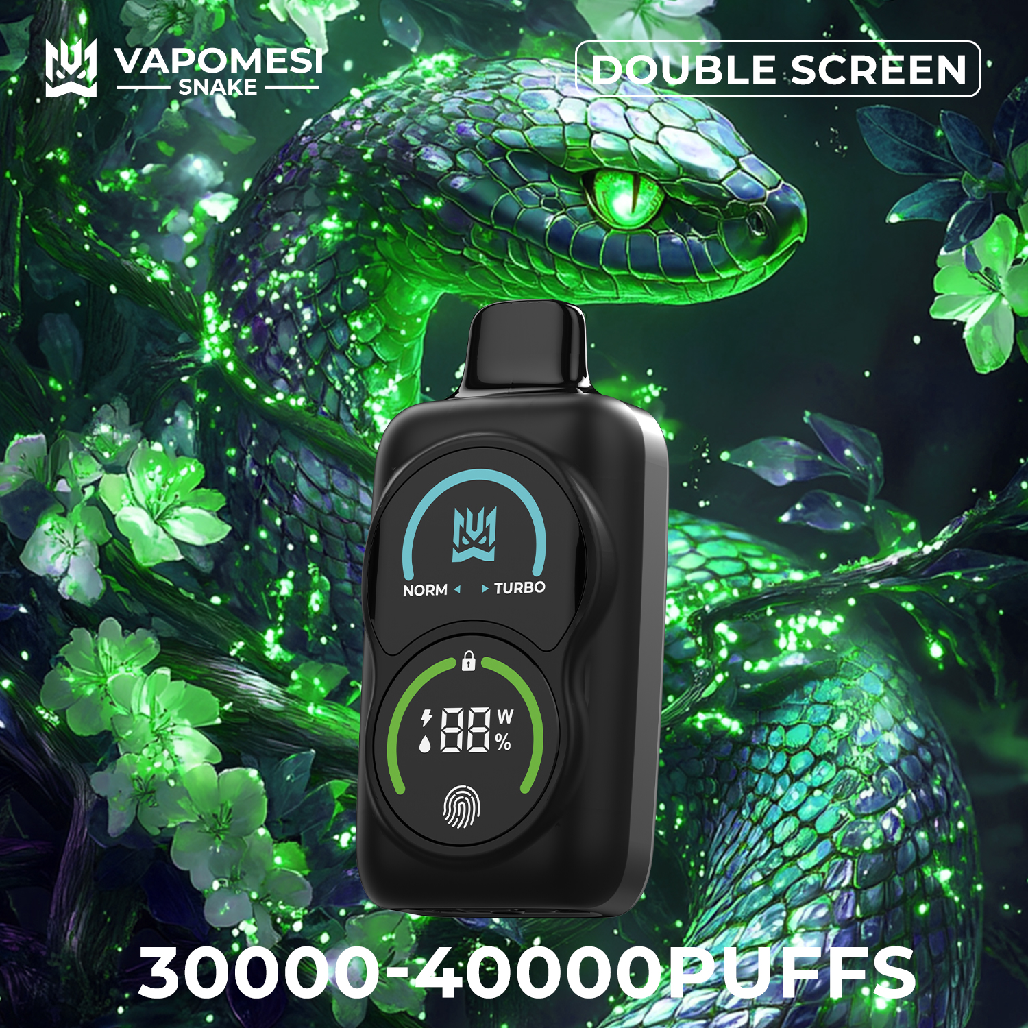 EU Warehouse Vape Electron Cigarette 40000 Puff Bar Shisha Vapomesi Snake Bang 50000 35000 30000 Puffs 40K Blue Razz Cherry Coke Dual Double Fruit Flavors