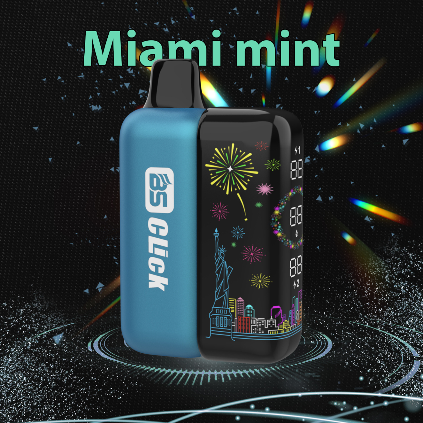 Breze Stiik BS Click Mesh Replacement Disposable Vape Pod with 20000 Puffs E-Cig Tank E-Cigarette Vape Pen 20K Vapor