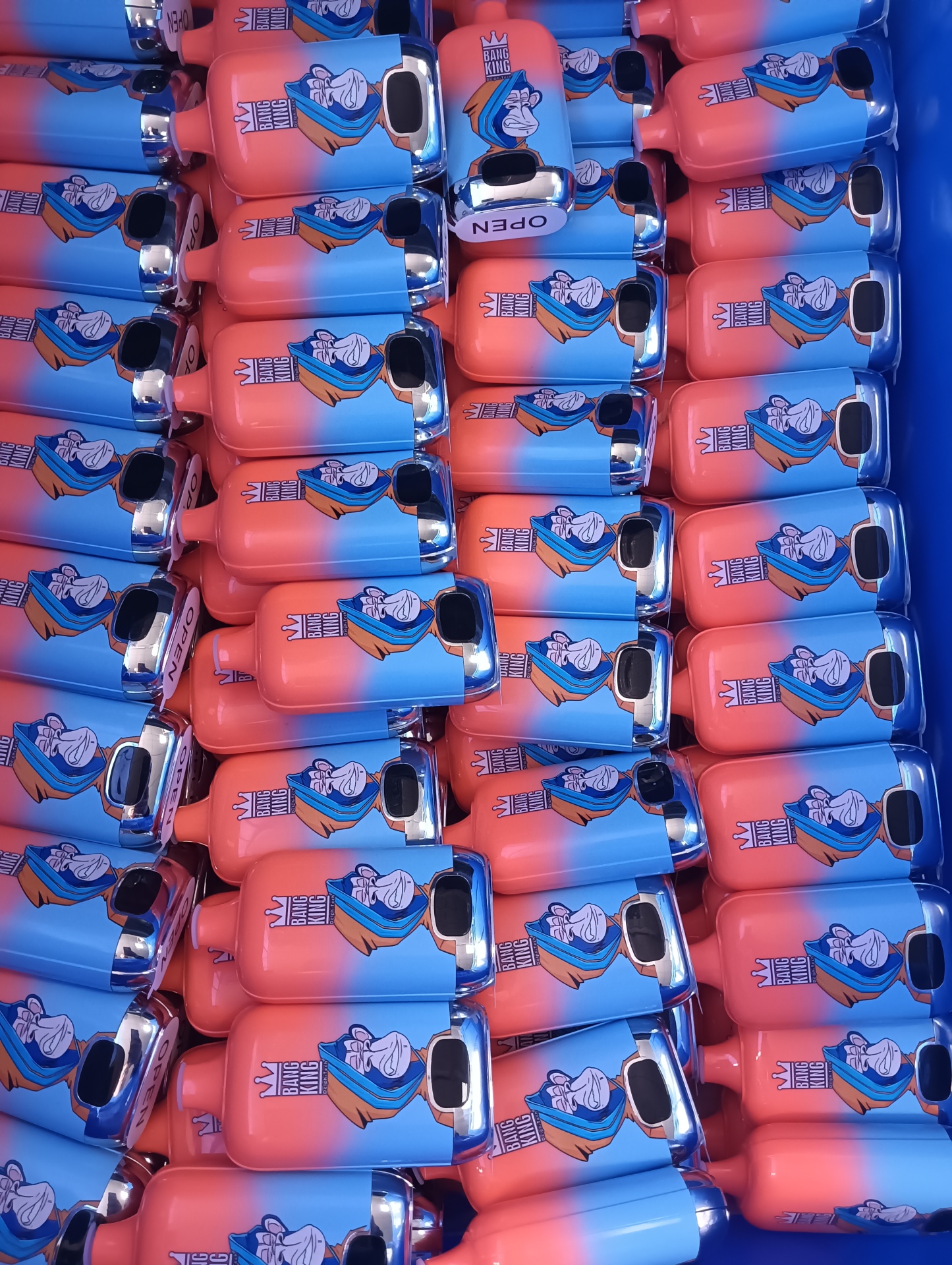 Original Bang King Digital Box 15000 15K Puffs Vape Puff 15000 Mesh Coil 25ml vaper vape 15000 puffs 0/2/3/5% Rechargeable 650mAh RGB VS Tornado 1200-Ecloudvaping