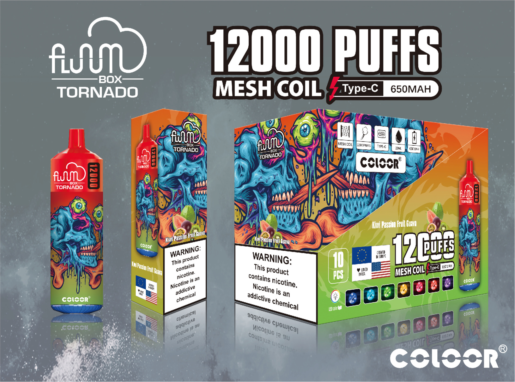 Original Bang 12000 Puffs Disposable E Cigarettes Vape Puff 12k 0% 2% 3% 5% 20ml Prefilled Pod Mesh Coil 650mah Rechargeable Battery Pen Vaper Device-Ecloudvaping