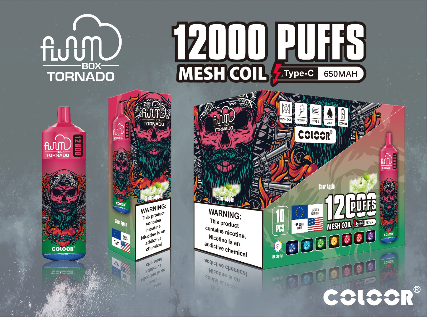 Original Bang 12000 Puffs Disposable E Cigarettes Vape Puff 12k 0% 2% 3% 5% 20ml Prefilled Pod Mesh Coil 650mah Rechargeable Battery Pen Vaper Device-Ecloudvaping