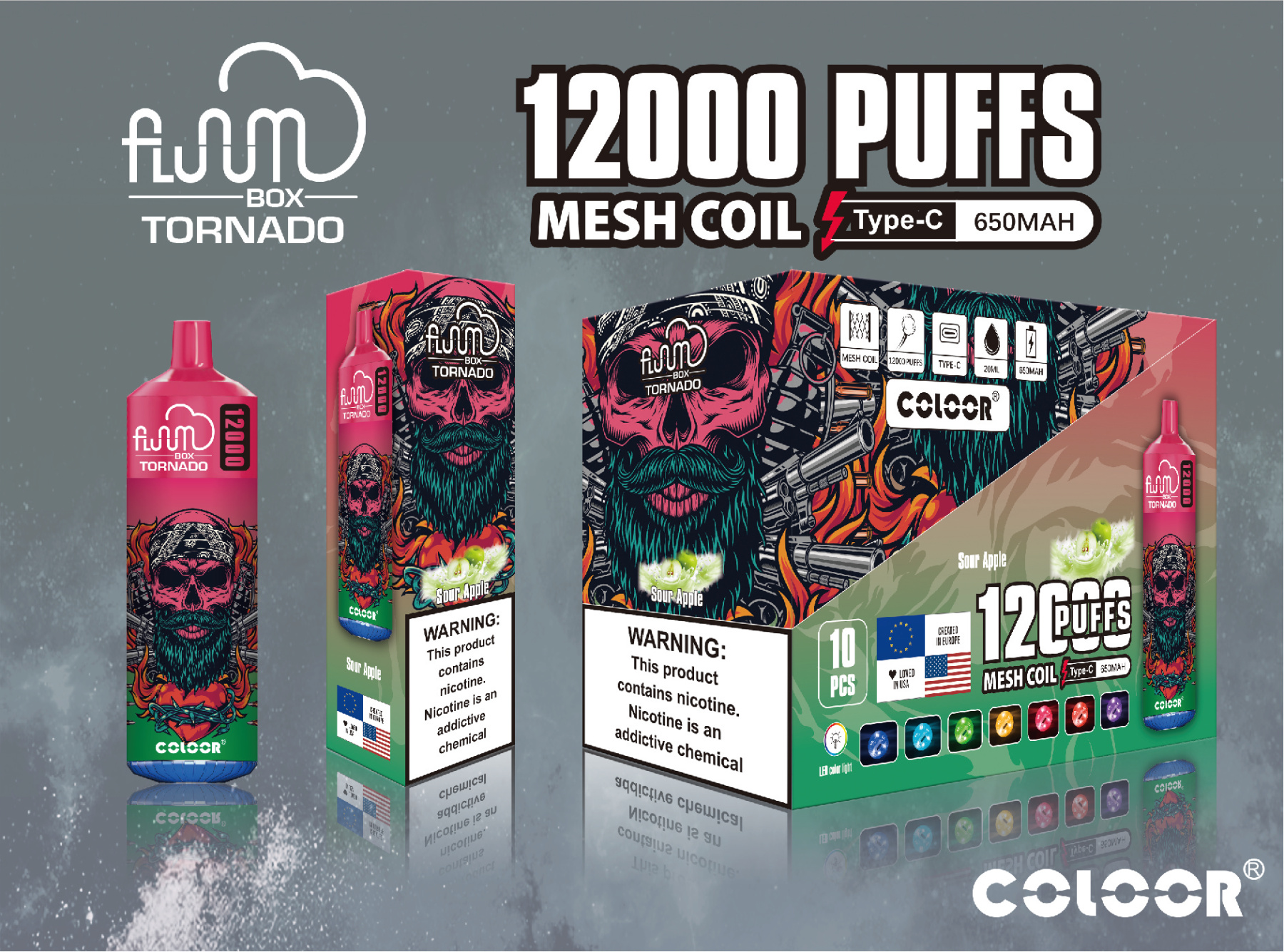 Original Bang 12000 Puffs Disposable E Cigarettes Vape Puff 12k 0% 2% 3% 5% 20ml Prefilled Pod Mesh Coil 650mah Rechargeable Battery Pen Vaper Device-Ecloudvaping