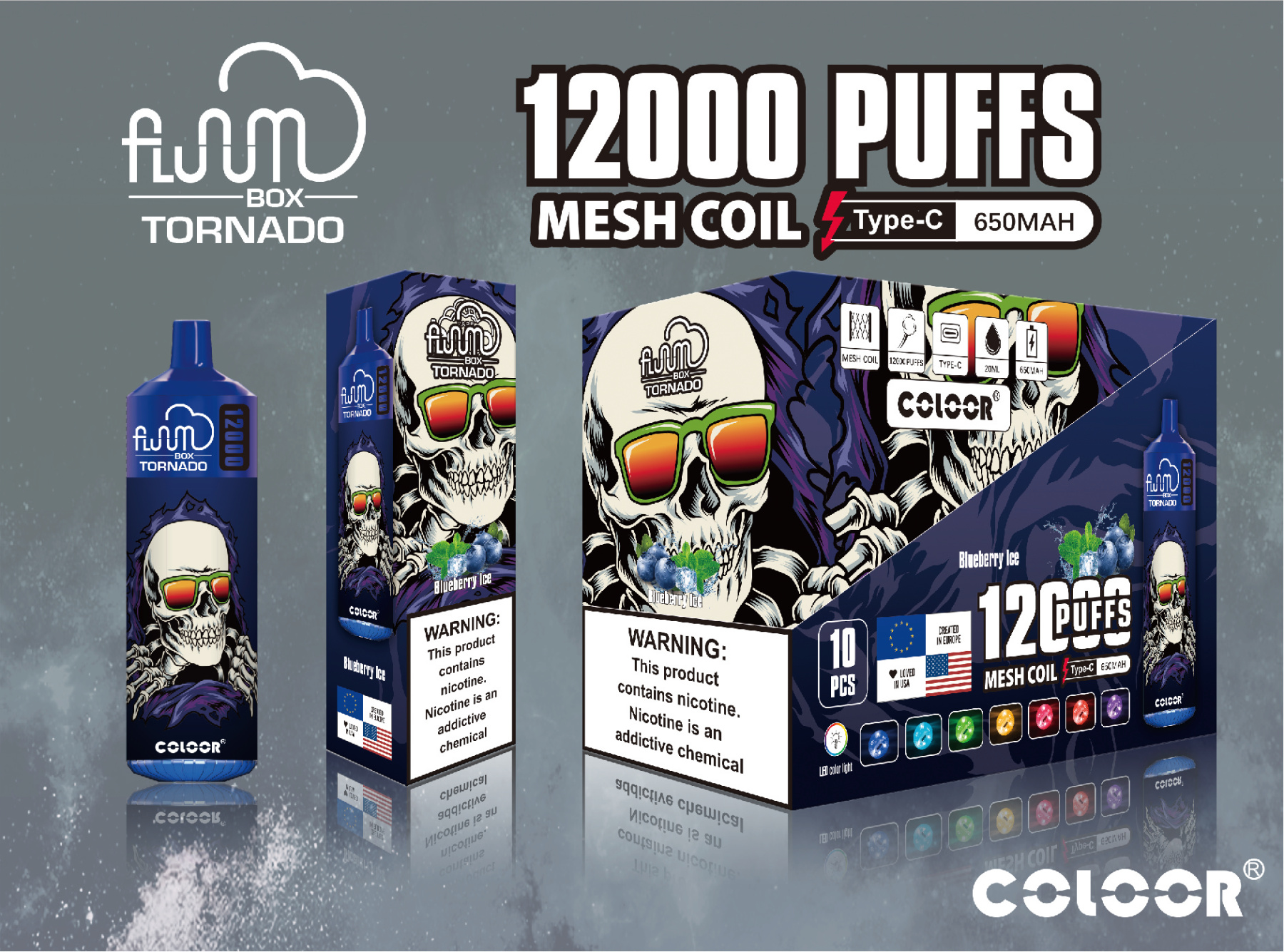 Original Bang 12000 Puffs Disposable E Cigarettes Vape Puff 12k 0% 2% 3% 5% 20ml Prefilled Pod Mesh Coil 650mah Rechargeable Battery Pen Vaper Device-Ecloudvaping