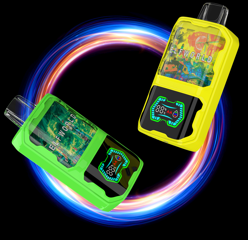 Original Elfworld Ai22000 Puff 26ml E Liquid 650mAh Dual Mesh Coil Geek Price Bar Bang Vape 20000 Puffs E Cigarette 10 Flavors
