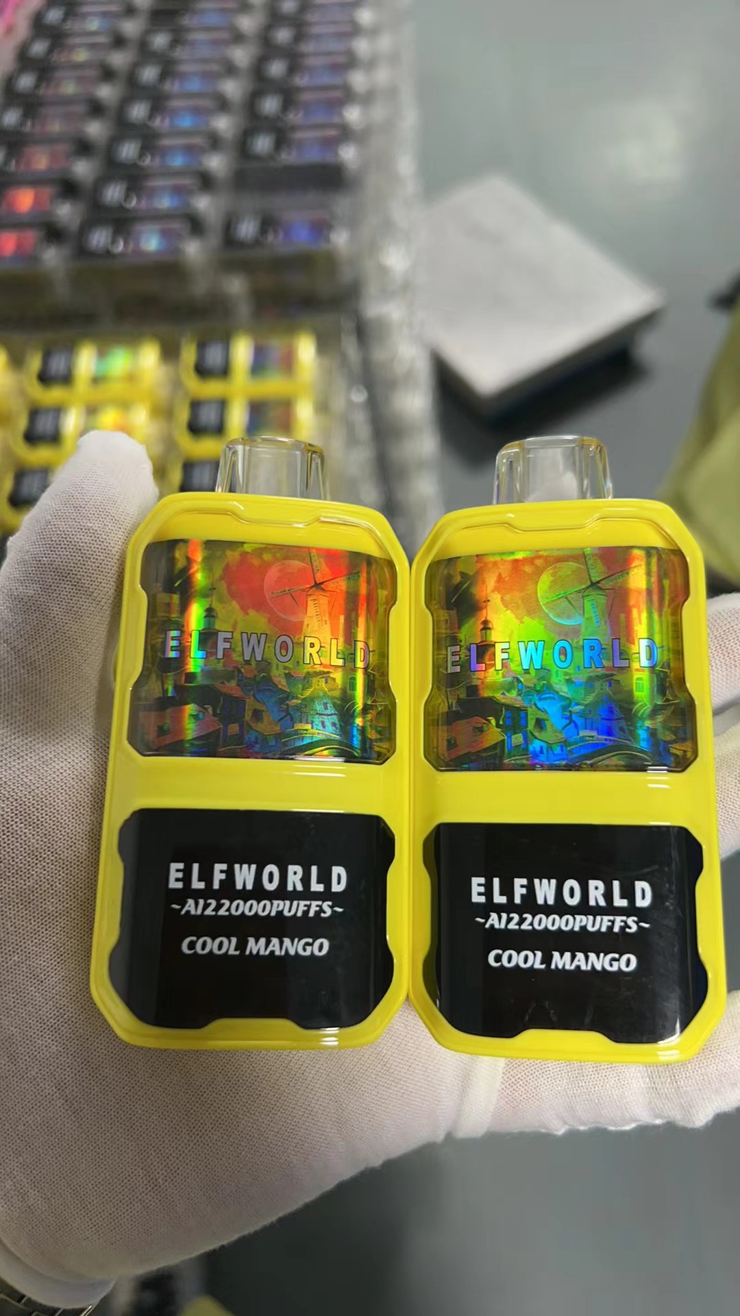 Original Elfworld Ai22000 Puff 26ml E Liquid 650mAh Dual Mesh Coil Geek Price Bar Bang Vape 20000 Puffs E Cigarette 10 Flavors