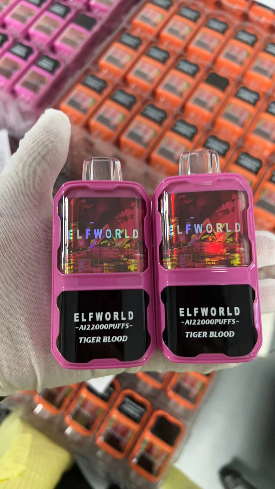 Original Elfworld Ai22000 Puff 26ml E Liquid 650mAh Dual Mesh Coil Geek Price Bar Bang Vape 20000 Puffs E Cigarette 10 Flavors