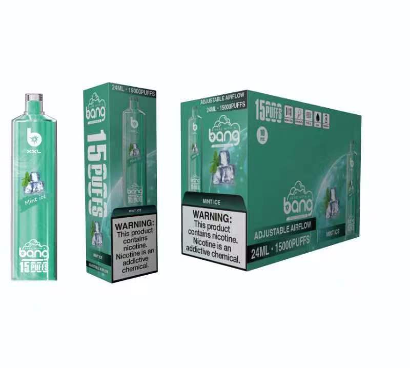 Original Crystal Bang XXL SHISHA Hookah 15000 Puffs Disposable Vape 0.6ohm Coil 600mAh BANG XXL 15k Rechargeable Battery 25ml Prefilled Pod Flavors -Ecloudvaping