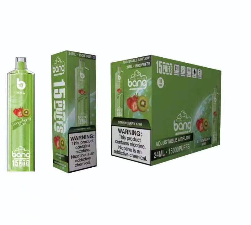 Original Crystal Bang XXL SHISHA Hookah 15000 Puffs Disposable Vape 0.6ohm Coil 600mAh BANG XXL 15k Rechargeable Battery 25ml Prefilled Pod Flavors -Ecloudvaping