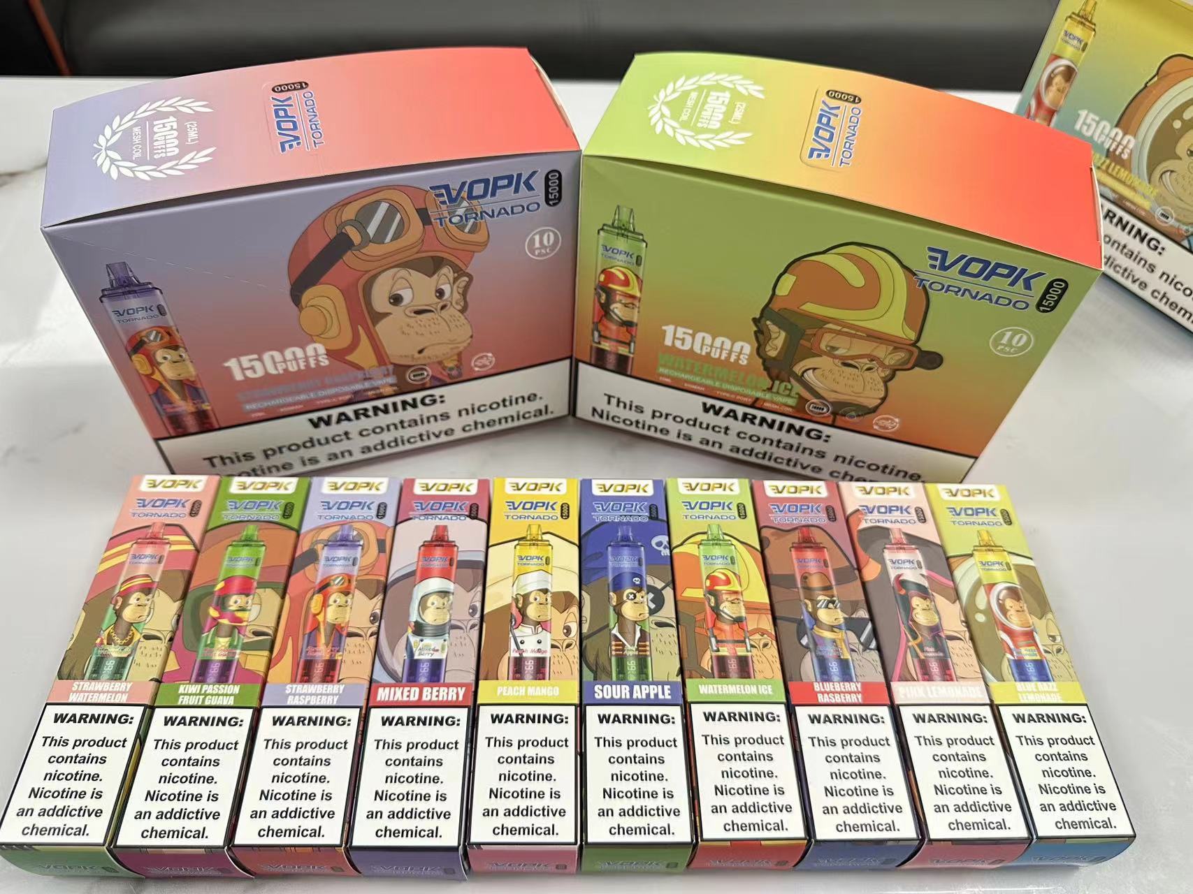 Original Vopk Shisha 15000puffs Disposable Vape Pen Crown Shisha Bar Wholesale I Vape VS Randm Tornado 15000 Puff E Cigarette Hookah -Ecloudvaping
