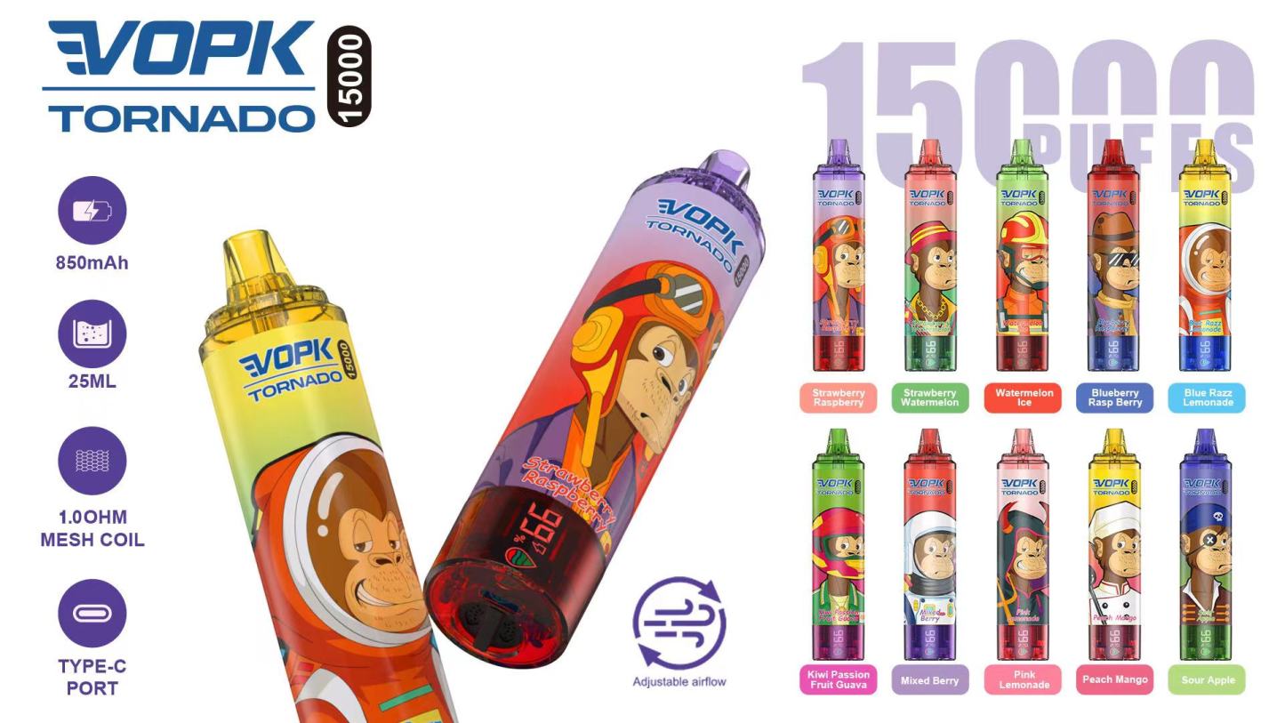 Original Vopk Shisha 15000puffs Disposable Vape Pen Crown Shisha Bar Wholesale I Vape VS Randm Tornado 15000 Puff E Cigarette Hookah -Ecloudvaping