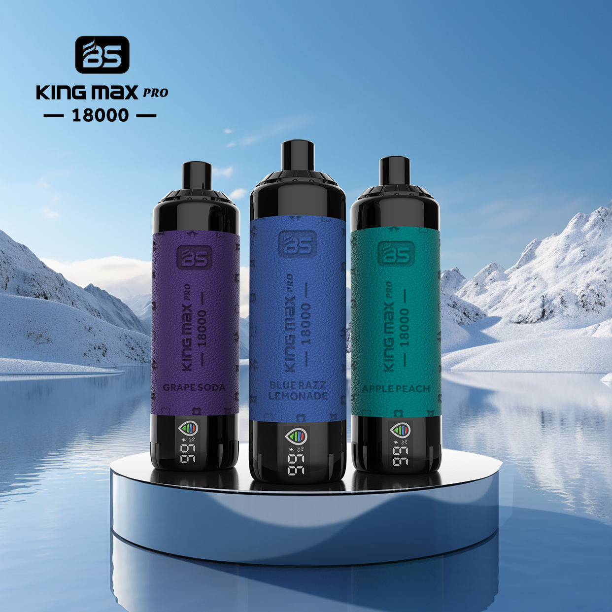 100% Original Breze Stiik King max Pro 18000 Puffs 1OK Pods 20ml Pods With Rechargeable 600mah Rechargable Battery18k Disposable Vape Pen Pod Ecigs-Ecloudvaping