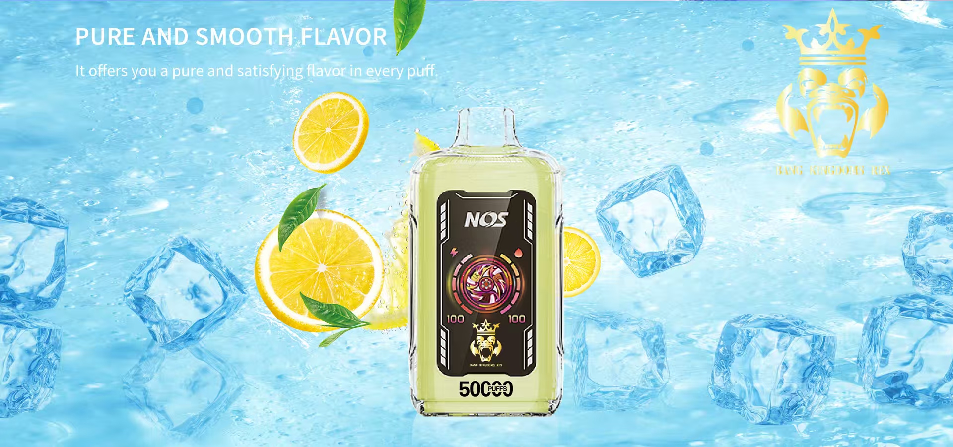 Wholesaler Bang kingdoms rex 50000 Puffs Smart Screen Wholesale Vape Pen Bang 50K Puff Electronic Cigarette Ecloudvapin