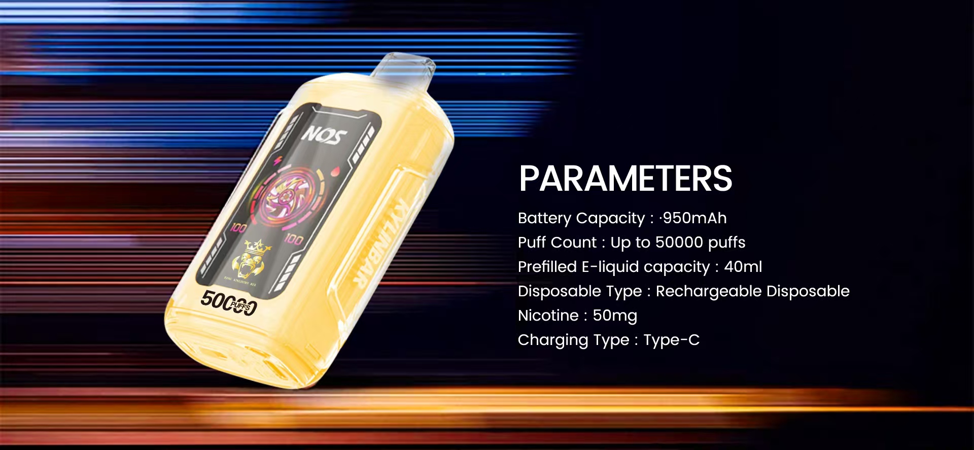 Wholesaler Bang kingdoms rex 50000 Puffs Smart Screen Wholesale Vape Pen Bang 50K Puff Electronic Cigarette Ecloudvapin