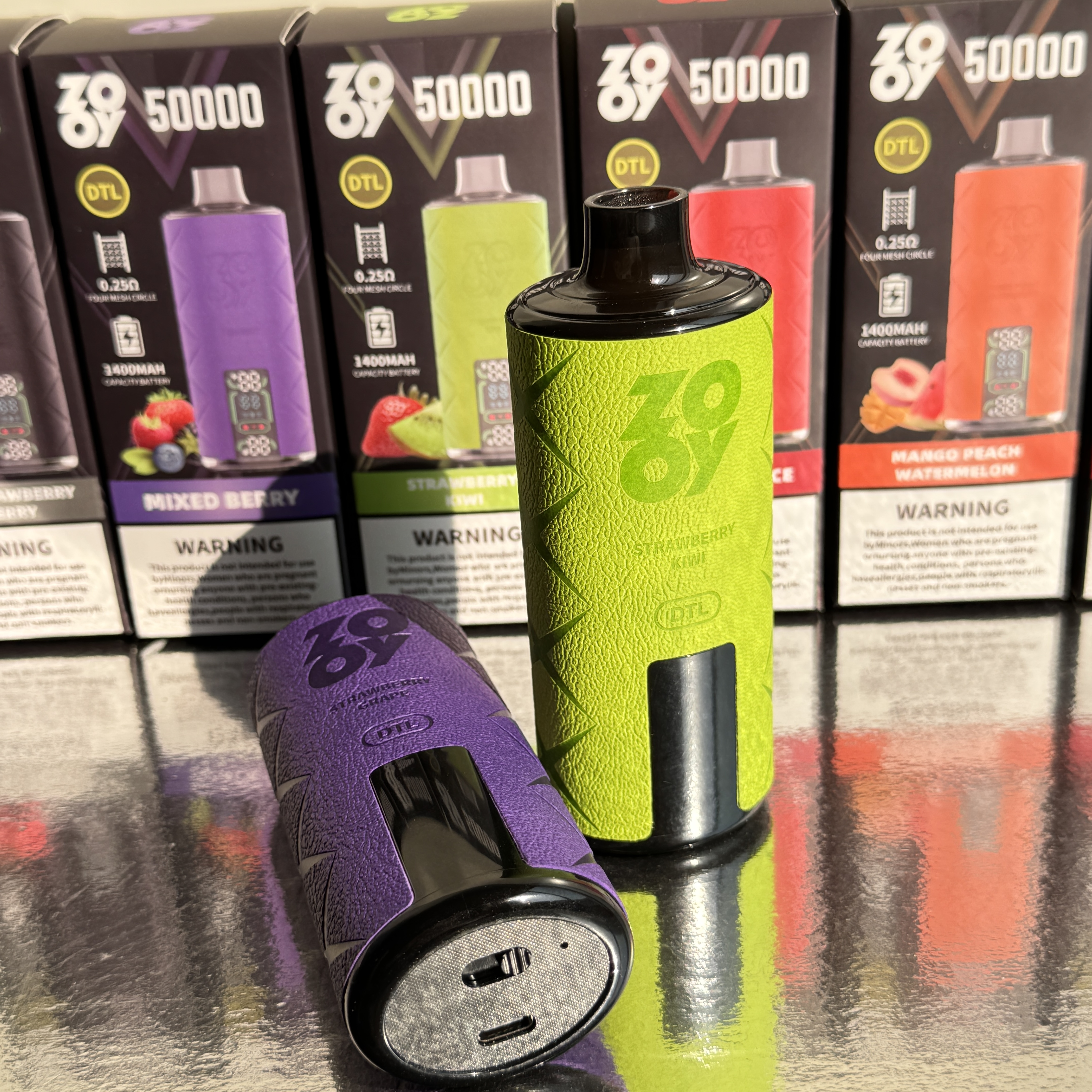 Zooy Shisha 50000 Puff Disposable Electronic Cigarette EU Warehouse Vaper Smart Display Screen Pocket Hookah