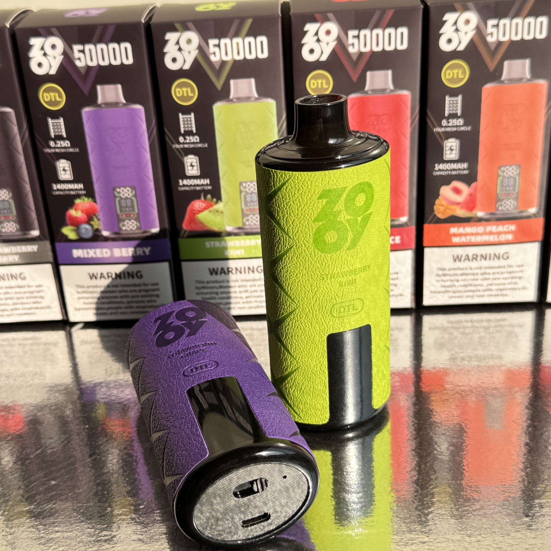 Zooy Shisha 50000 Puff Disposable Electronic Cigarette EU Warehouse Vaper Smart Display Screen Pocket Hookah