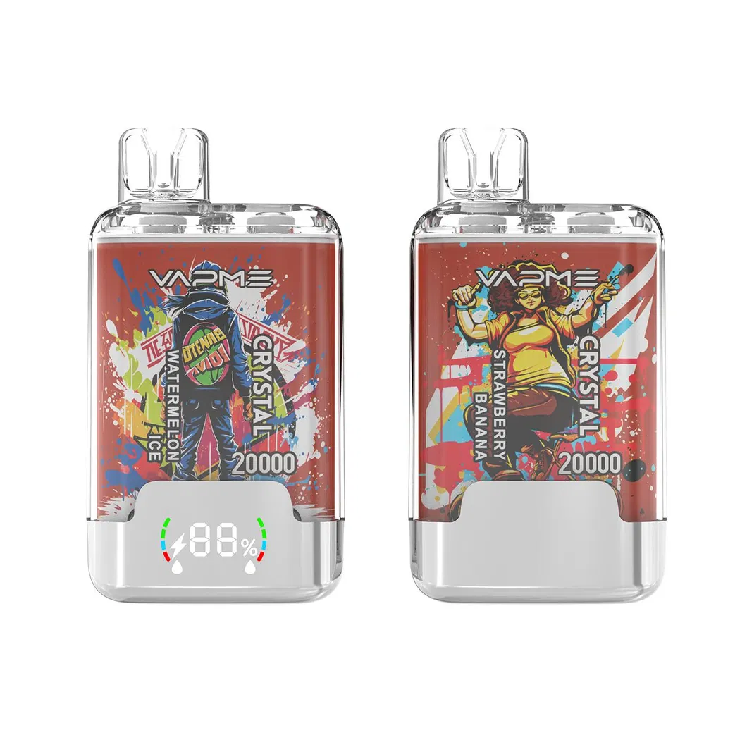 Vapme Crystal 20000 Puffs Dual Flavored Disposable Electronic Cigarette Online Shopping Refillable Vape Wholesale I Vape 20K Puff Vapeme