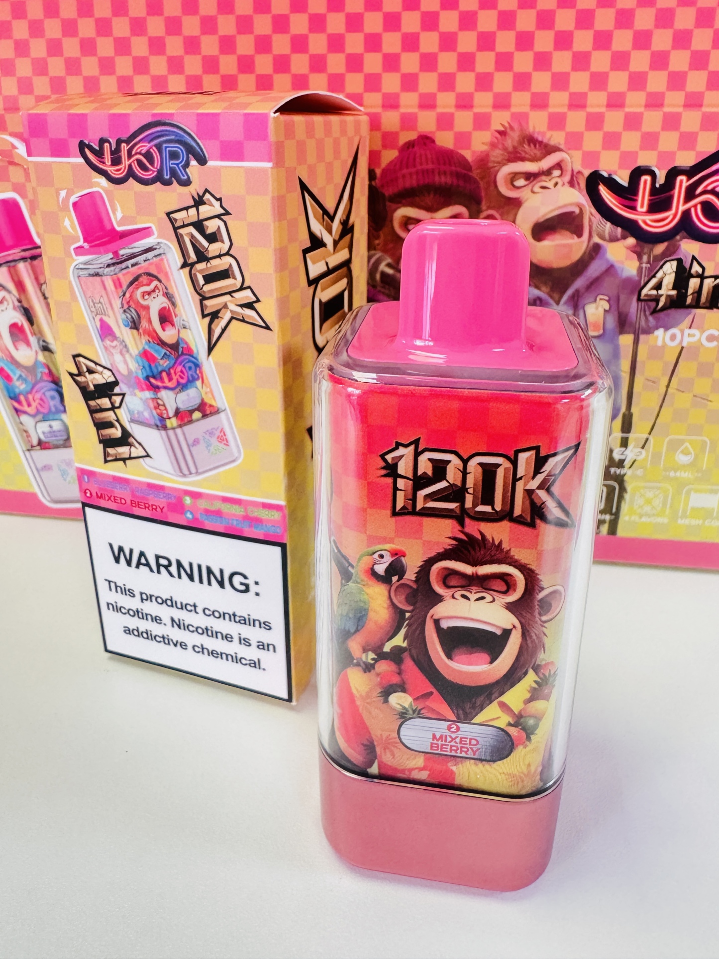 Uor 120000 Puffs 120K E Puff Wape 4in1 Flavors E Cigarette Disposable Vape Online Shopping 