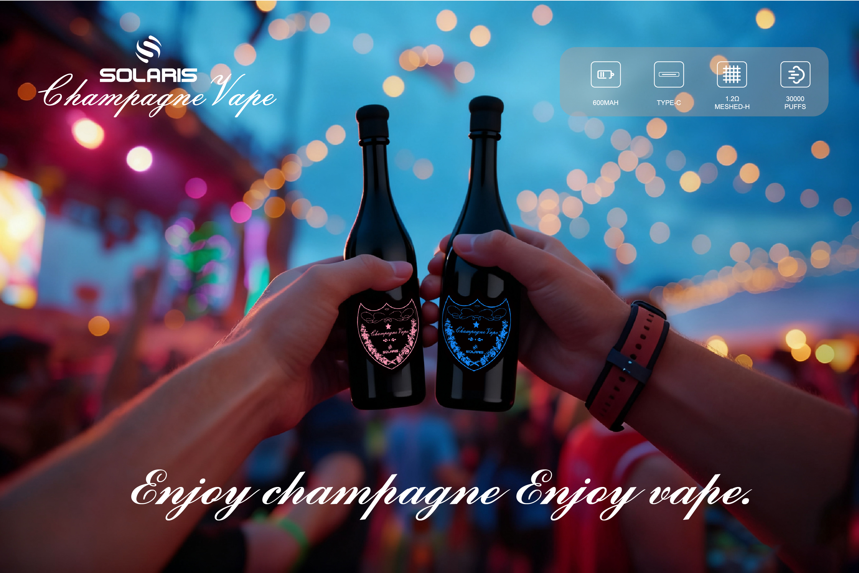 Champagne vape 30000puffs  HUMO AZUL 24000 puff Tequila vape Tequila bottle packaging Puffs 2% 3% 5% Nicotine Rechargeable Disposable vapes Pod agave Puff 24k Tequila puff