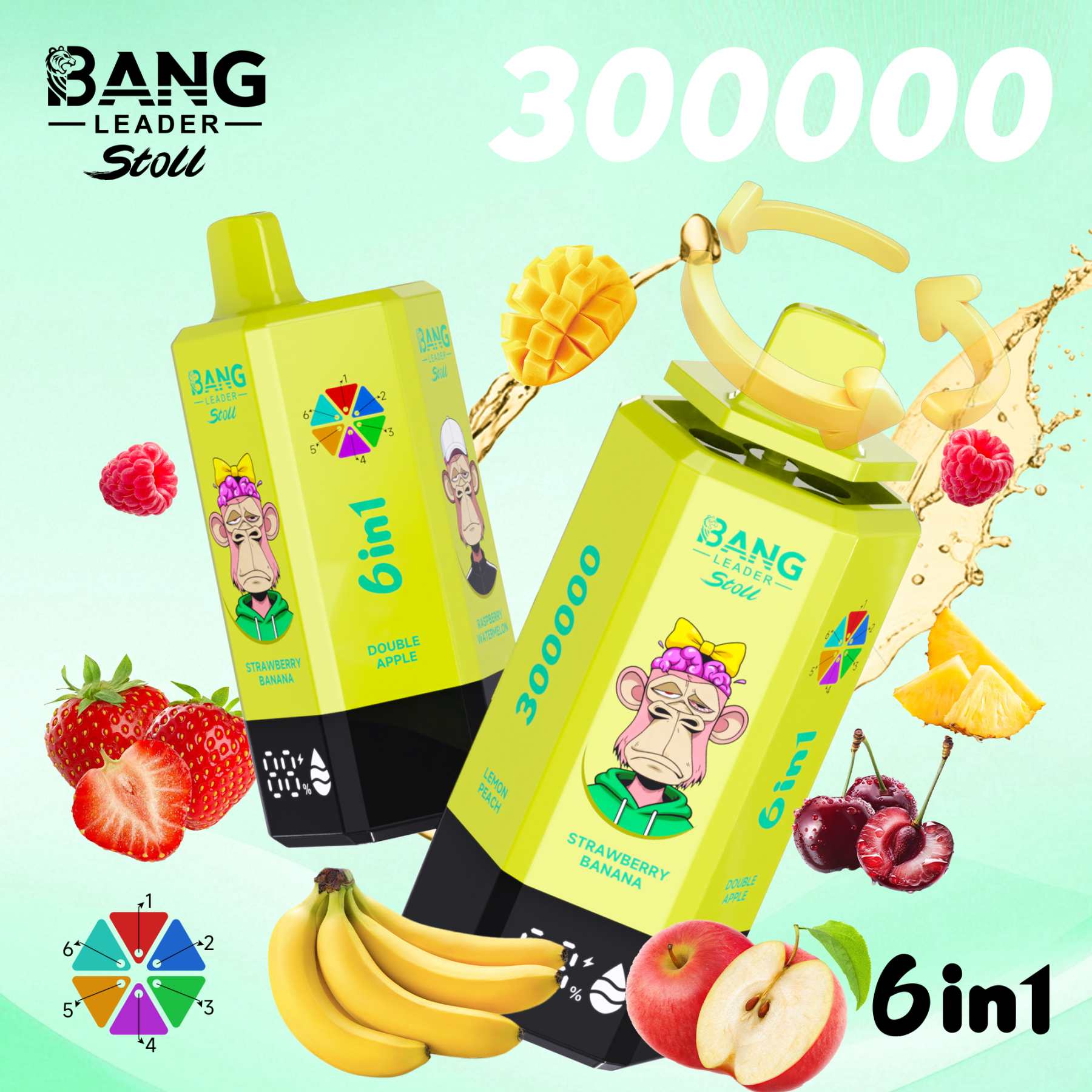 Bang Leader 300K Puffs 300000 Vaper 6in1 Car and Cigarettes Vape Pen Randm Tornado 15K Bang 80K 100K 150K 200K Merrymi Puffs Jnr Bottle Disposable Vape Puffs EU