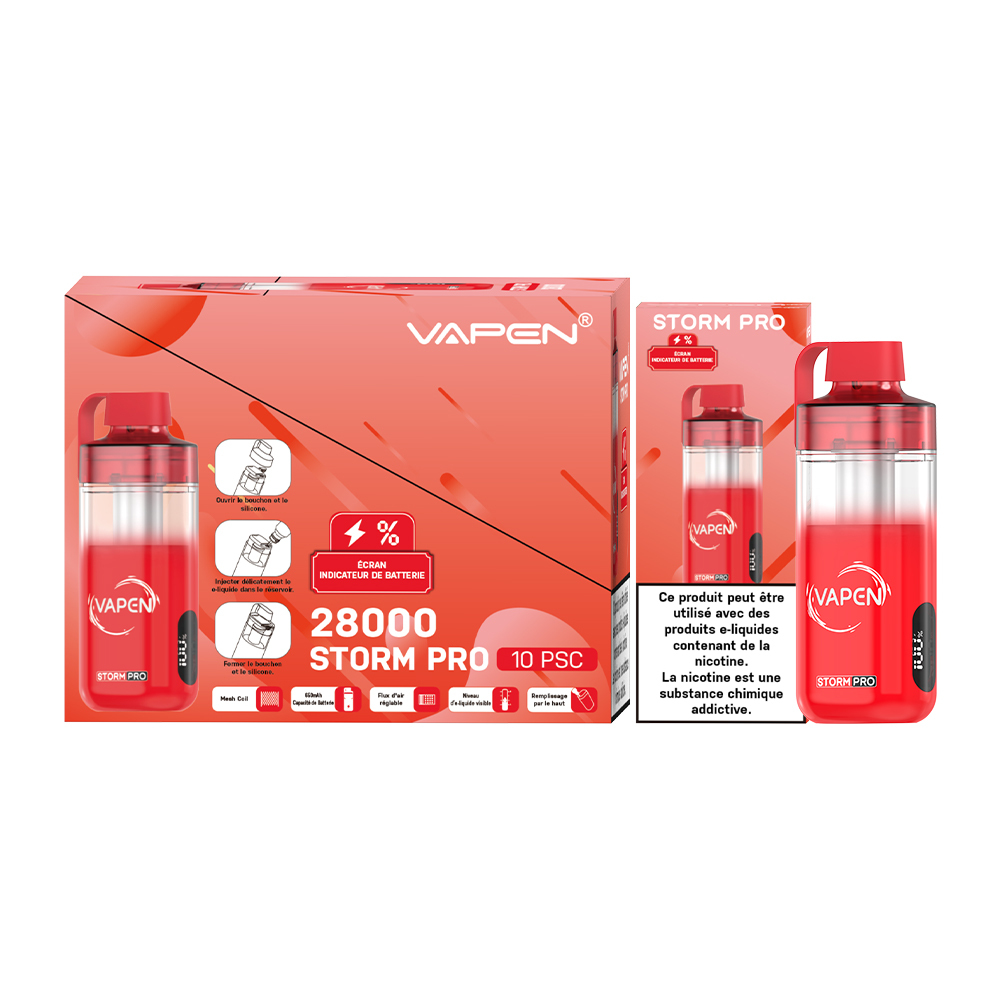 2025 Legal Puff EU Warehouse Vapen Storm PRO 28000 Puffs E Cigarette Empty Vape Rechargeable Wholesale Refillable Disposable Vape Vaper Empty Puff E Cigarette