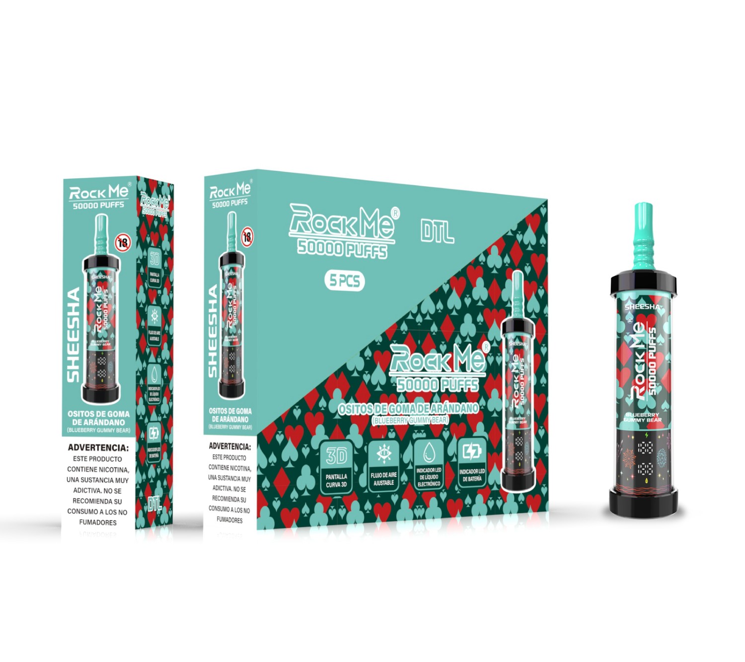Rockme Sheesha 50000 Puffs