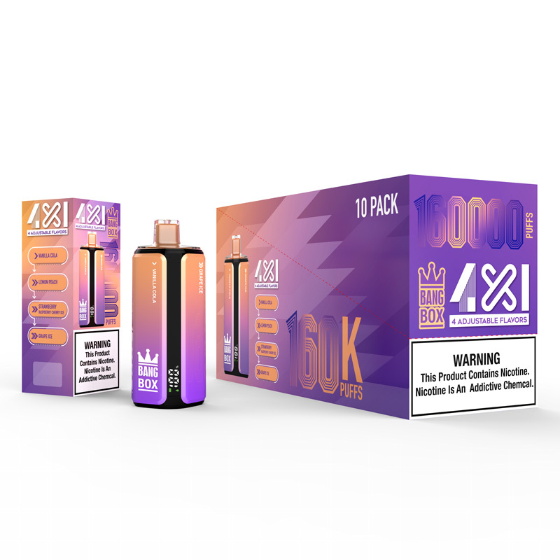 EU Warehouse Bang box 160000 Puffs 160K Disposable Vape Electronic Cigarette Wholesale Vape 200K Disposable Vape bang 300K Ecigs