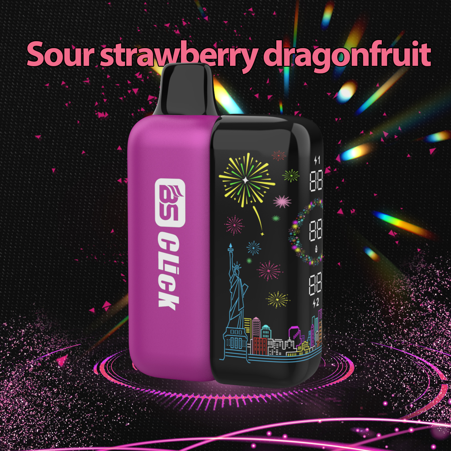 Breze Stiik BS Click Mesh Replacement Disposable Vape Pod with 20000 Puffs E-Cig Tank E-Cigarette Vape Pen 20K Vapor