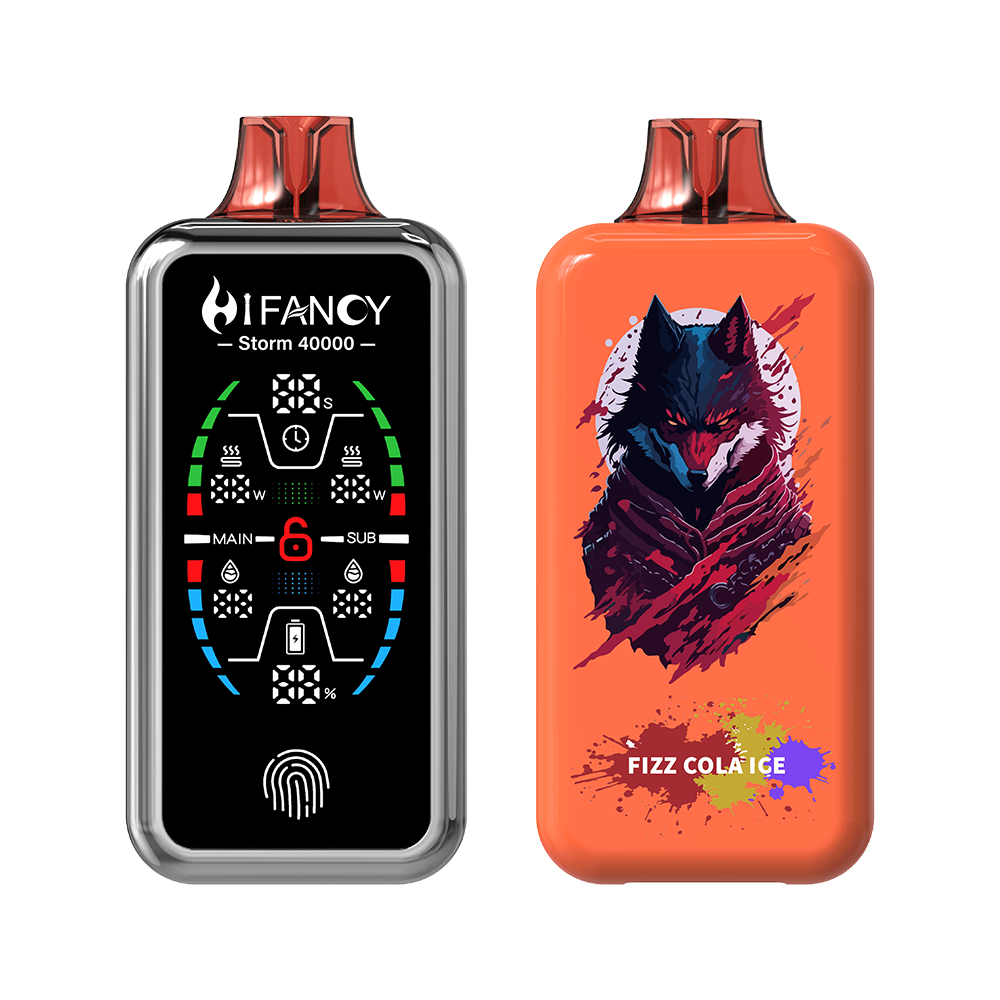 Hifancy EU Warehouse Hifancy Storm 40000 Vape Disposable Electronic Cigarette with 12000 Puffs Shisha Hookah Pod for Online Market