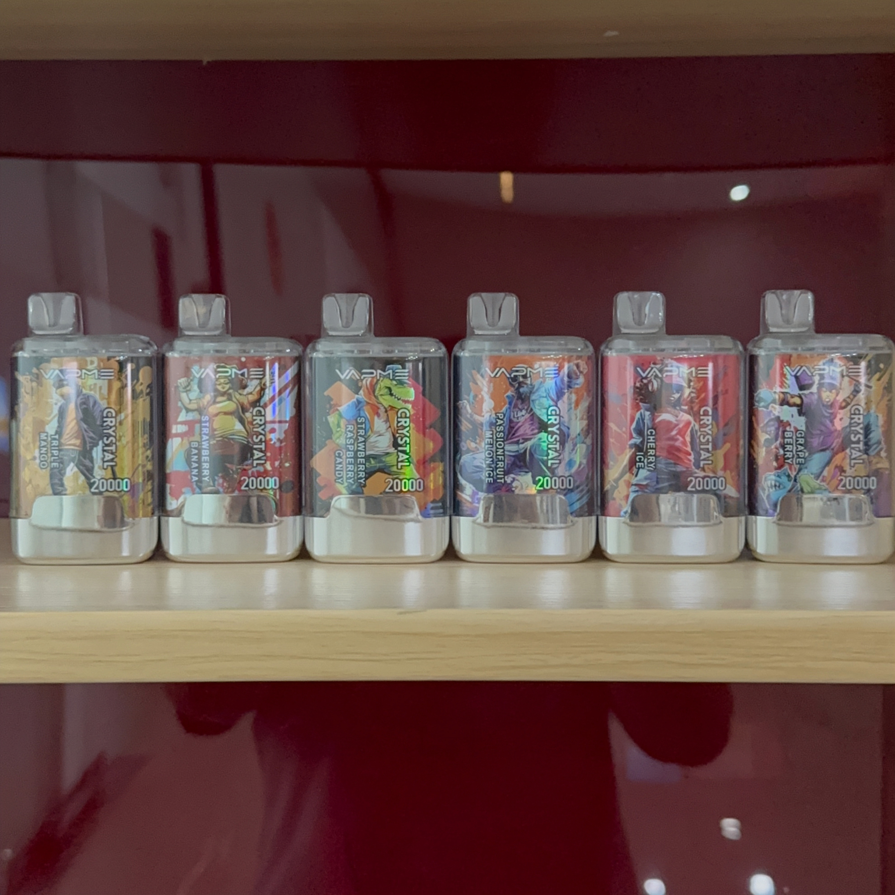 Vapme Crystal 20000 Puffs Dual Flavored Disposable Electronic Cigarette Online Shopping Refillable Vape Wholesale I Vape 20K Puff Vapeme