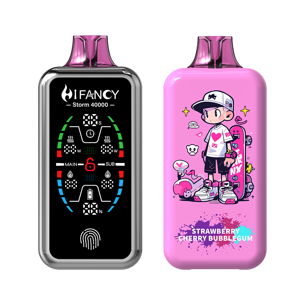 Hifancy EU Warehouse Hifancy Storm 40000 Vape Disposable Electronic Cigarette with 12000 Puffs Shisha Hookah Pod for Online Market