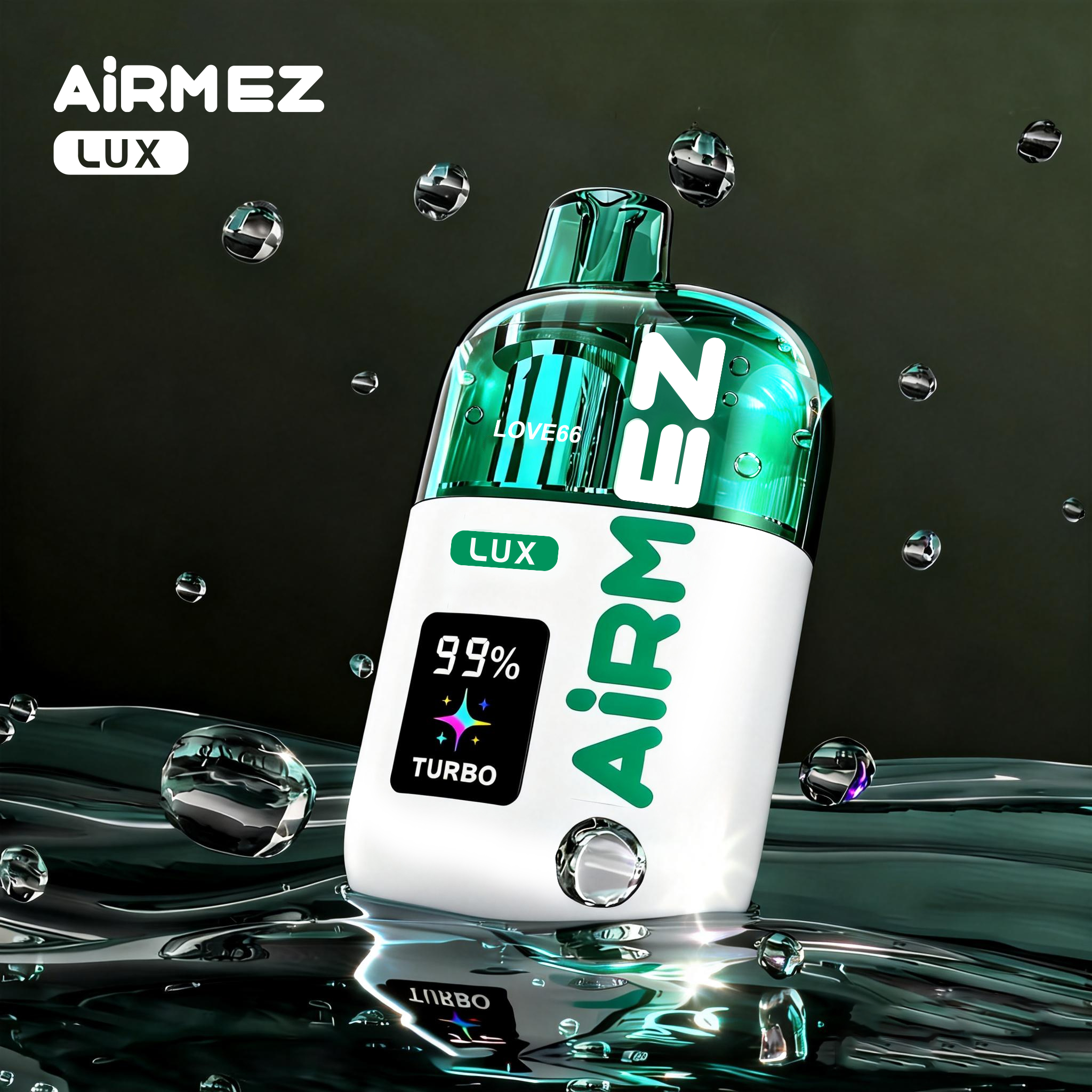 Airmez Lux Rechargeable Disposable Vape 60K Visible Tank Vaper 60000 Puff Wholesale Piece Vape Germany European Warehouse