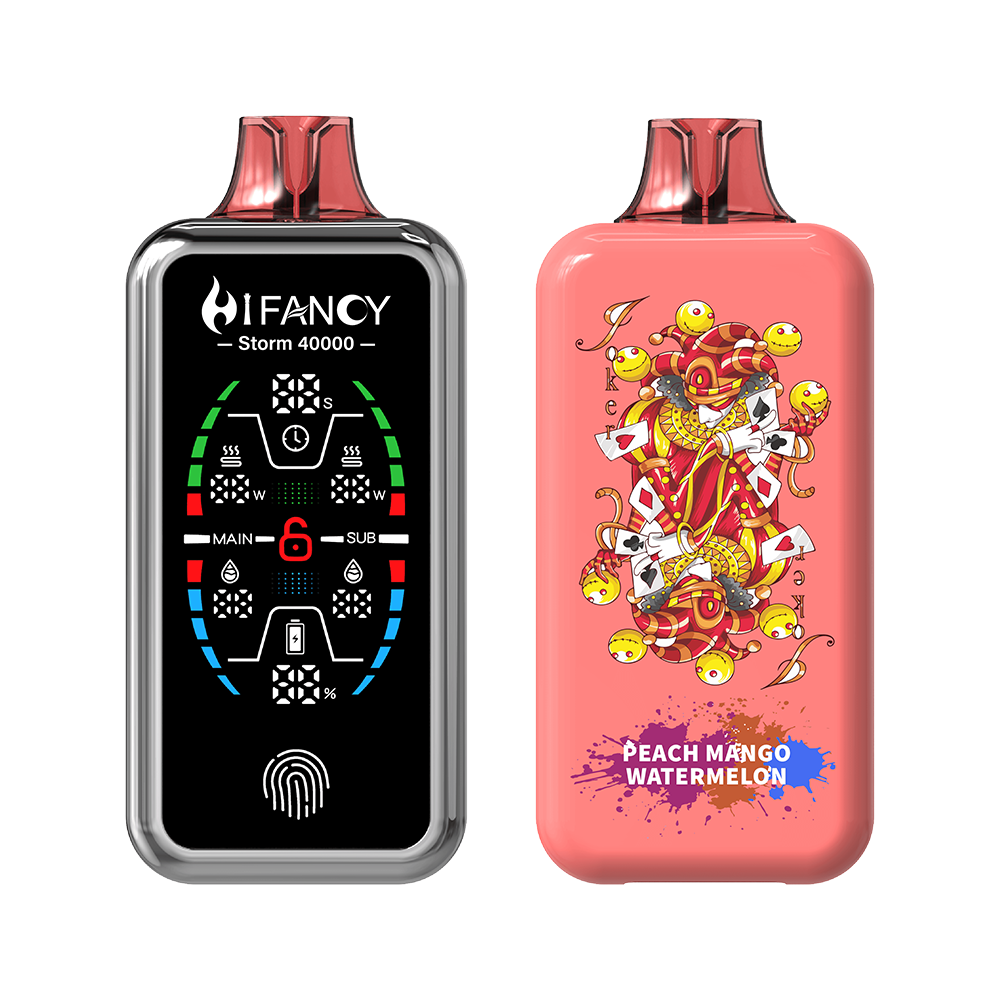 Hifancy EU Warehouse Hifancy Storm 40000 Vape Disposable Electronic Cigarette with 12000 Puffs Shisha Hookah Pod for Online Market