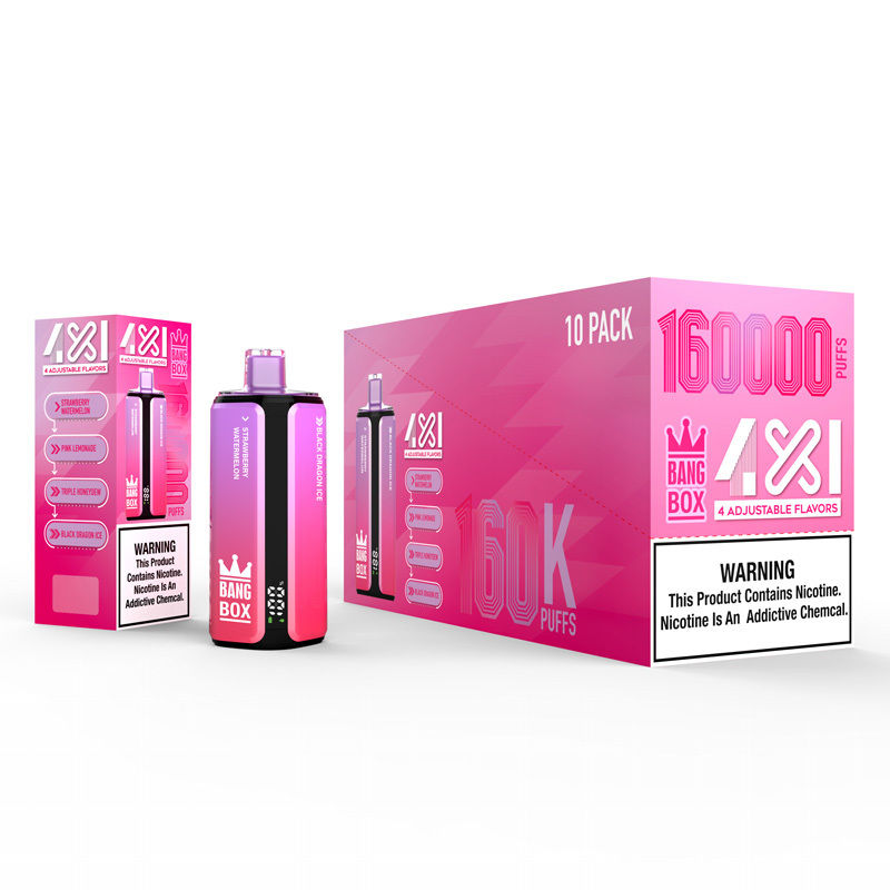 EU Warehouse Bang box 160000 Puffs 160K Disposable Vape Electronic Cigarette Wholesale Vape 200K Disposable Vape bang 300K Ecigs