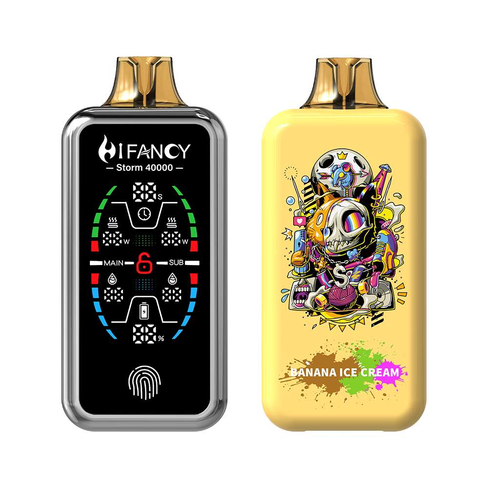 Hifancy EU Warehouse Hifancy Storm 40000 Vape Disposable Electronic Cigarette with 12000 Puffs Shisha Hookah Pod for Online Market