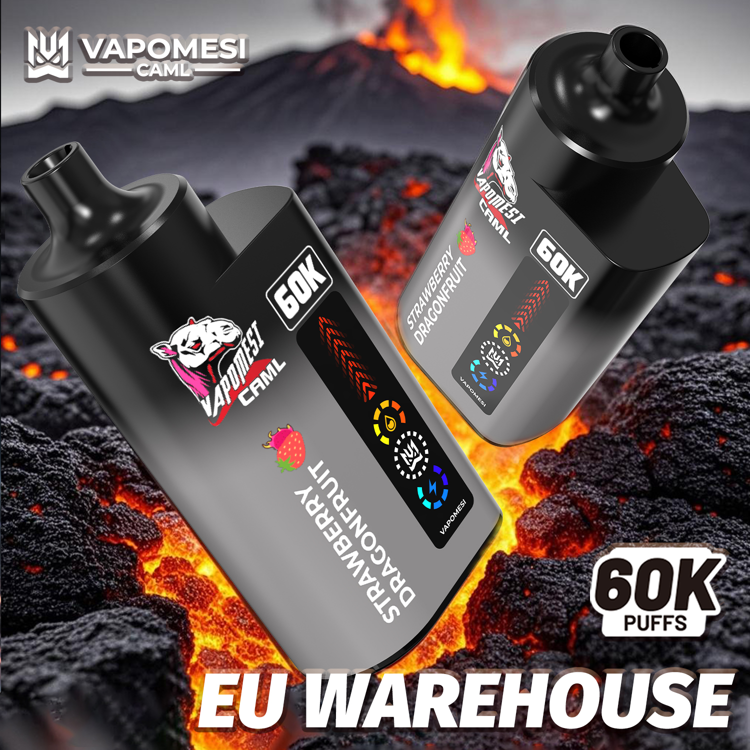  EU Warehouse Vapomesi Caml 2 3 4in1 Disposable I Vapors Bang 50000 60000 80000 Puffs 50 60 80 100K Vaper Wholesale Solo Bar Randm Tornado Vape