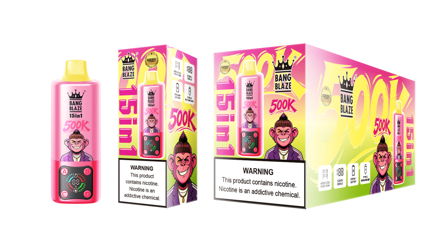 Bang Blaze 500K Puffs 15in1 Banglegend Vaper Electronic Cigarettes Bangking 150K 100K 80K  Puff Bar Vape Pen