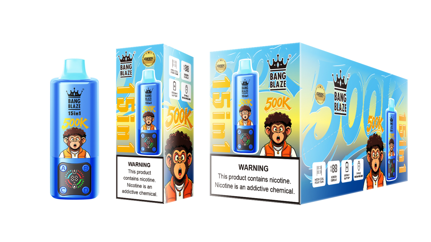 Bang Blaze 500K Puffs 15in1 Banglegend Vaper Electronic Cigarettes Bangking 150K 100K 80K  Puff Bar Vape Pen