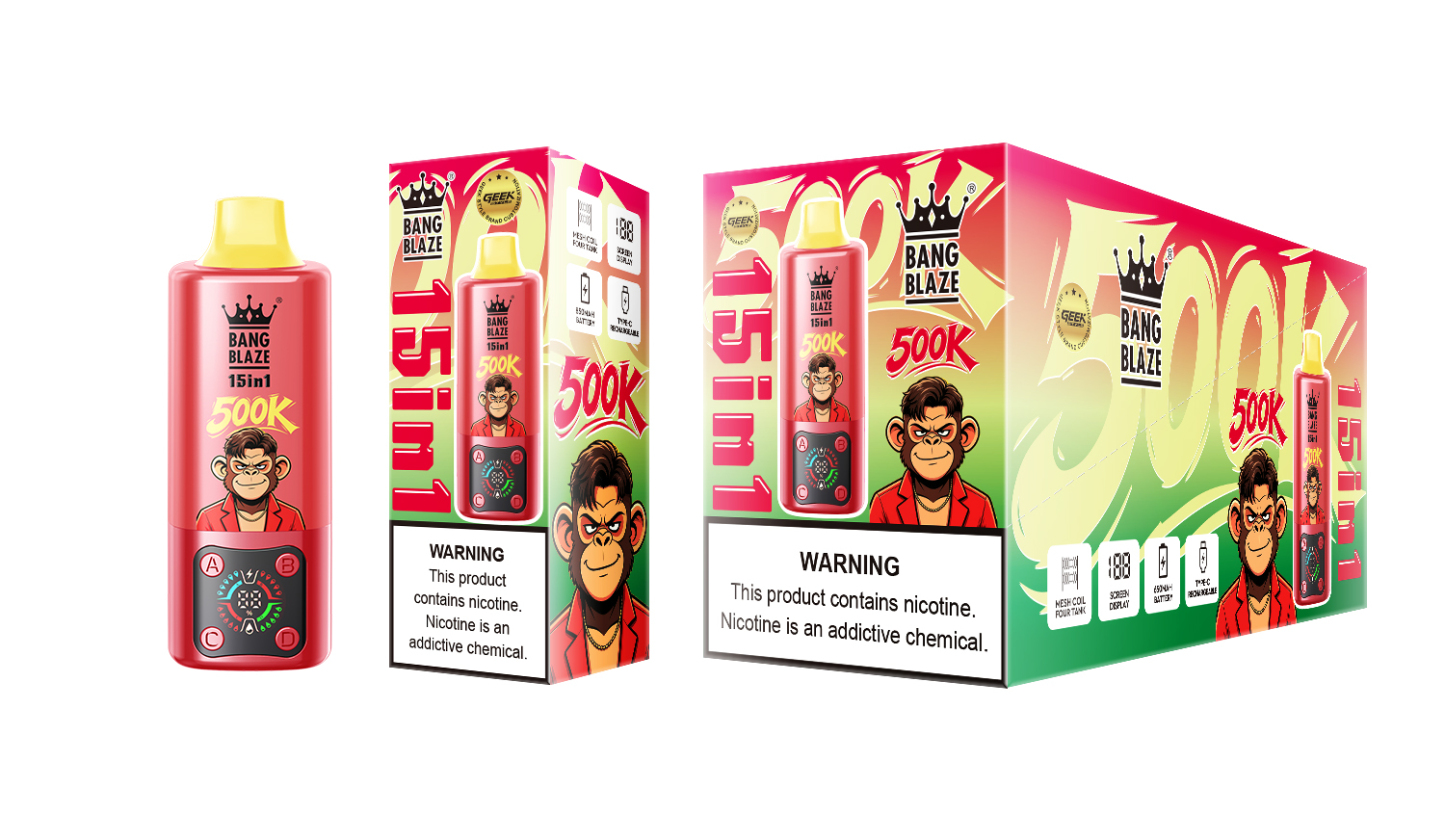 Bang Blaze 500K Puffs 15in1 Banglegend Vaper Electronic Cigarettes Bangking 150K 100K 80K  Puff Bar Vape Pen